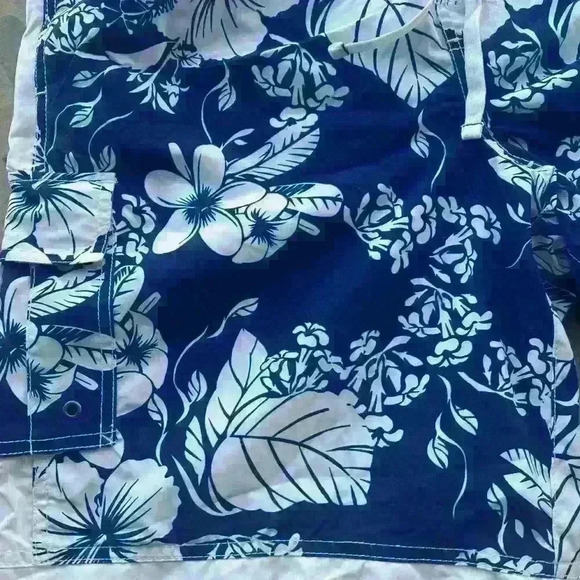 RoundTree‎ & York Hawaiian Style Mens Swim Trunks Large - Picture 5 of 14